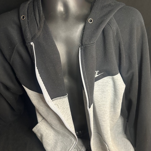 Nike Men's Black and Gray Jacket-size 4X-#457 - Picture 1 of 1